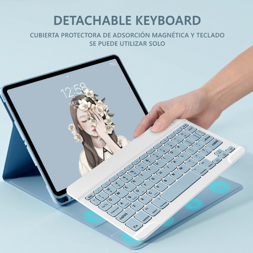 A Funda Teclado Mouse Para Lenovo Tab K11 Plus Tb-352fu Ñ