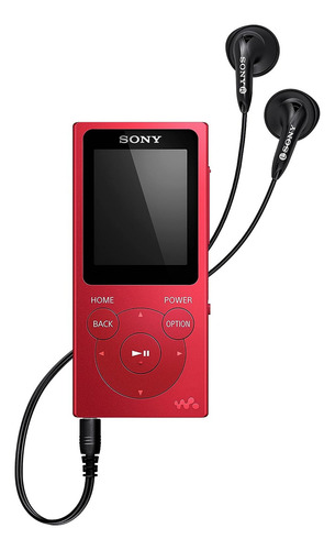 Reproductor De Mp3 Sony Nwe394/r, Lcd De 1,77 Pulgadas, 8 Gb