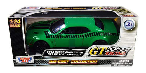 Auto 2018 Dodge Challenger Srt Hellcat Widebody Escala 1:24