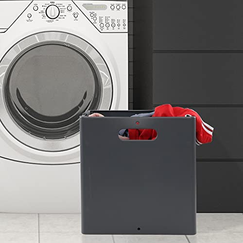 Paquete De 4 Cubos Plegables Para Almacenamiento En Gris