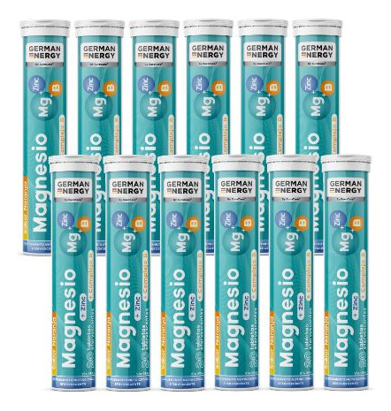 Magnesio + Zinc + Complejo B Pack X12 German Energy