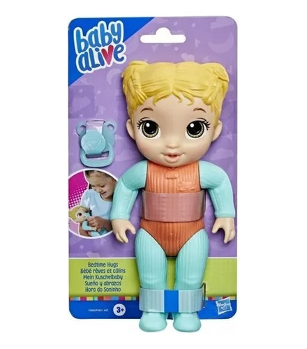 Boneca Baby Alive Hora Do Soninho Com Chupeta Hasbro 