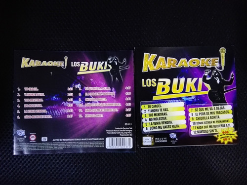 Los Bukis Karaoke Cd
