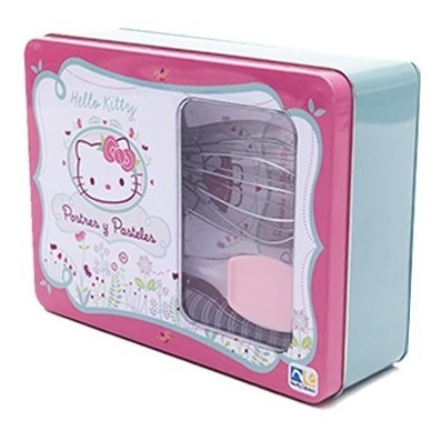 Postres Y Pasteles Con Hello Kitty En Caja Metalica Kno-118