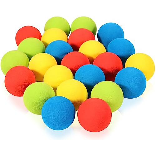 12pcs Soft Foam Balls, 42mm(1.65inch) Lightweight Play ...