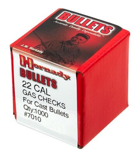 Gas Checks Hornady Calibre 22 X 100u. (lee , Rcbs , Lyman)