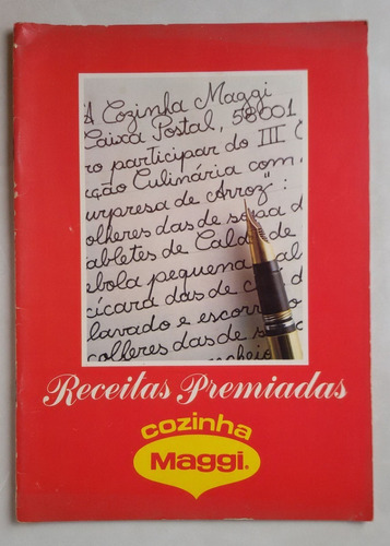 Livro Receita Cozinha Maggi Acaraje Torta Risoto Frango 268n
