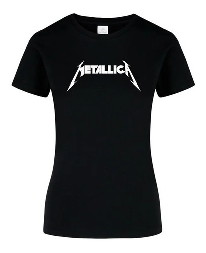 Playera Casual Metallica Concierto Cómoda Dama Envío Gratis