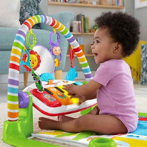 Imagem 4 de 10 de Fisher-price Ginásio De Atividades Pianinho Deluxe - Mattel