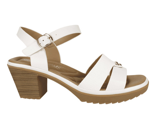 Sandalia New Walk Kika Tachas Blanca