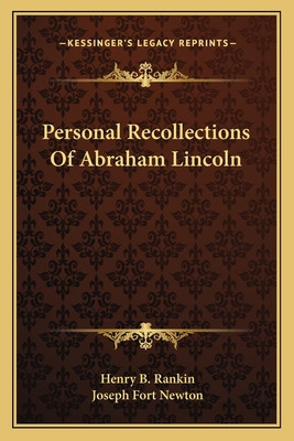 Libro Personal Recollections Of Abraham Lincoln - Rankin,...