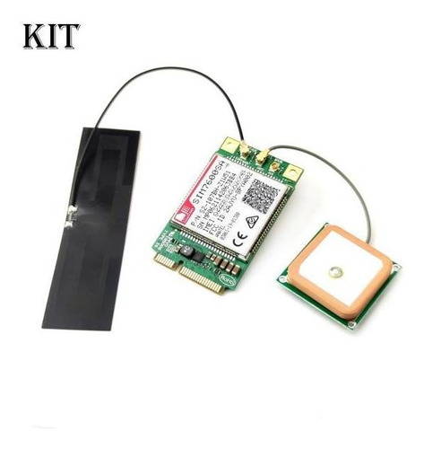 Kit Sim7600sa-h Pcie Modulo Celular 4g Lte Cat4 + Antenas