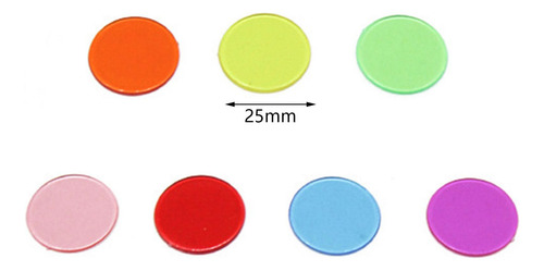 2 X 100 Contadores De Matemáticas De Colores Surtidos Para