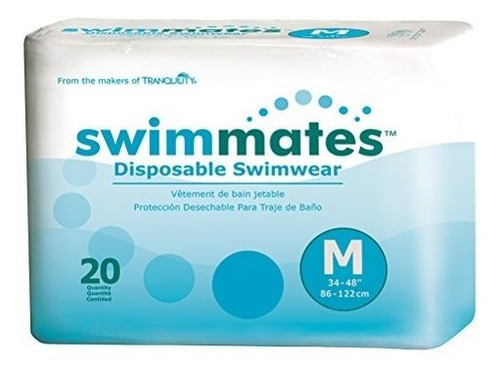 Pañales Desechables Swimates, Medio, Paquete - 20