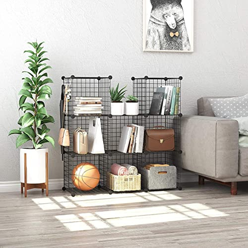 Organizador De Cubos De Alambre Estante Modular De 8 Cubos I