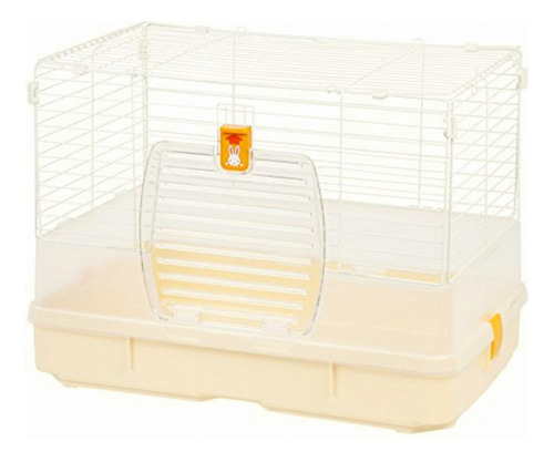 Iris Usa Small Wire Animal House With Top Access, Easy To Color White