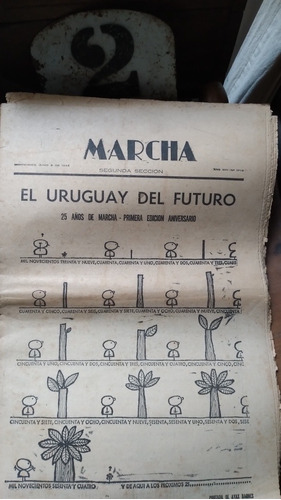 Semanario Marcha 5/6/1964-25 Años De Marcha /ed. Aniversario