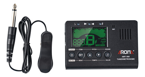 Sintonizador Metronome Amt-560 Con Bajo Eléctrico Aroma Port