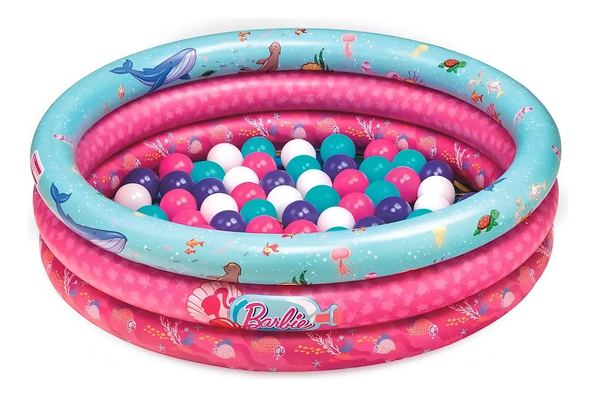 Piscina De Bolinhas Barbie Com 25 Bolinhas - Fun Divirta-se
