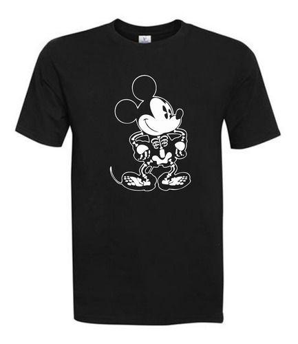 Polera Hombre - Mickey Mouse - Esqueleto 01