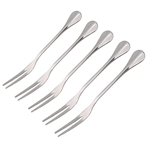 Lesiega 5pcs Tenedores De Carne De Acero Inoxidable Por...