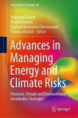 Libro Advances In Managing Energy And Climate Risks : Fin...