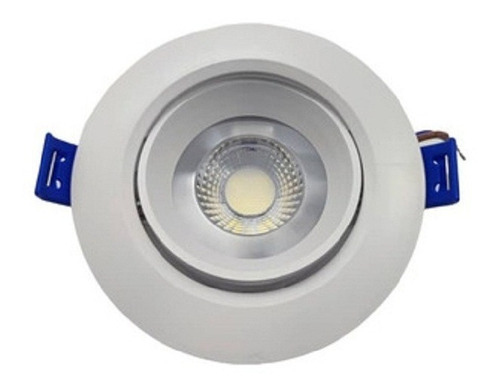 Spot Led 7w Redondo 3000k 120-240v Lucerna