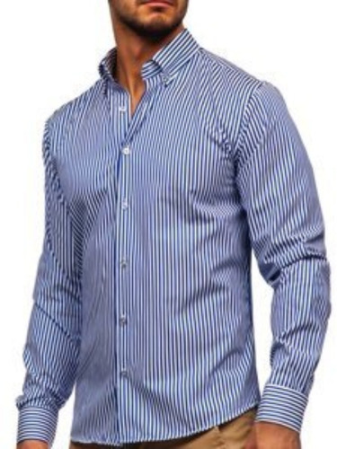 Camisa Hombre Christian Dior Lineas Modern Fit Premium Line