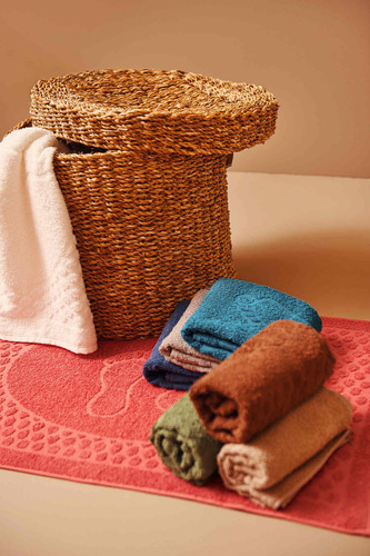 Kit 4 Toalhas De Piso Pézinho Para Banheiro - Sublime
