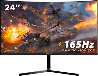 Monitor Gamer Curvo Crua Cr240dm 24 165hz Negro 100v/240v