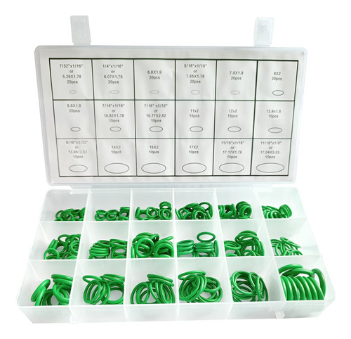 Kit De 270 Piezas De Anillos De Compresor Aire Acondici...