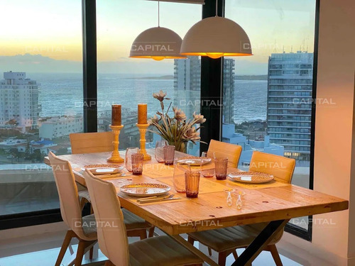Imagen 3 de 18 de Apartamento De Tres Dormitorios En Venta, Artower Punta Del Este - Punta Del Este Mansa