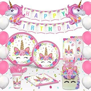 Decoraciones De Cumpleaños De Unicornio Para Niñas   Suminis