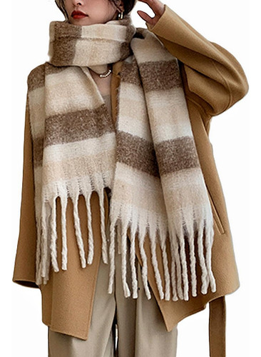 Bufanda Larga De Invierno Para Mujer, Bufanda Grande