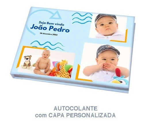 Álbum Autocolante Personalizado Para 40 Fotos 20x30 Horizont