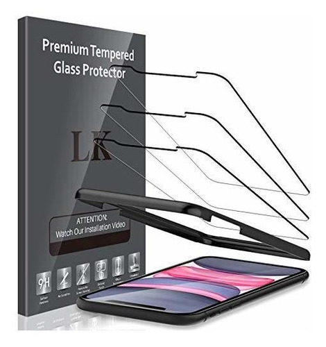 3 Protector Pantalla Para iPhone XR 11 6.1 Vidrio Templado