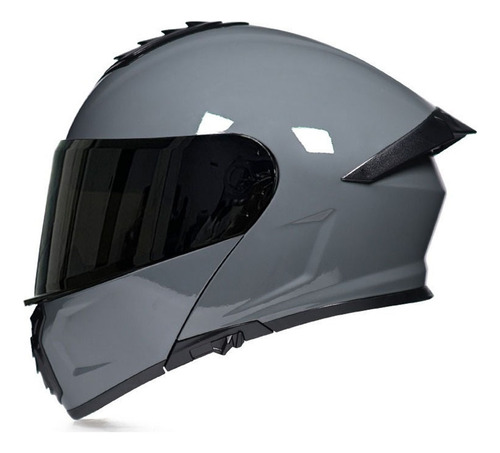 Flip Up Motocicleta Casco Doble Lente Hombres Mujeres Moda