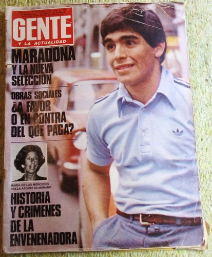 Diego Maradona 1979 Biblioteca Nacional Revista Gente 723 (Usado)