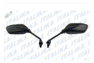 / 2005 Retrovisor negro ajustable para Suzuki GSF 600/ Bandit S 2000/ Par espejos de moto para carenado Far