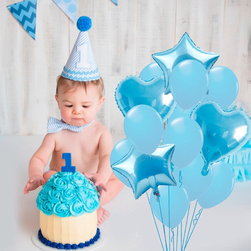 Set X 14 Decoracion De Cumpleaños Set Globos Celebracion