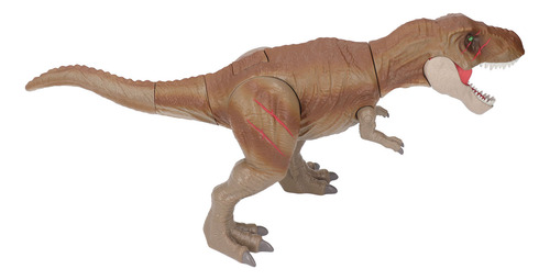 Simulación De Modelo De Dinosaurio Vívida Pintada A Mano Tra