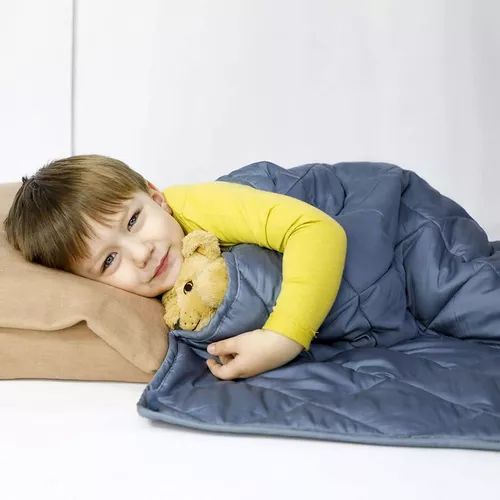 Sentire-Sensory UK Manta con peso de 2,3 kg, para niños con autismo, TDAH y  ansiedad, color gris : : Bebé