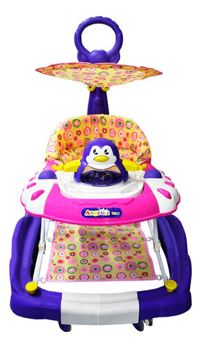 Andadera Mecedora Con Toldo Para Bebe Mecedora Pinguino