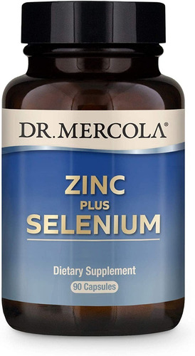 Dr. Mercola Suplemento De Selenio Zinc Plus X 60 Cáps