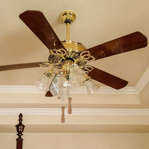 Corrente De Tração De Ventilador De Teto De 4 Peças Extensão