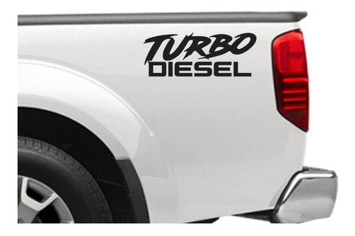 Sticker Turbo Diesel Costado Batea Pick Up Calcomanias M1