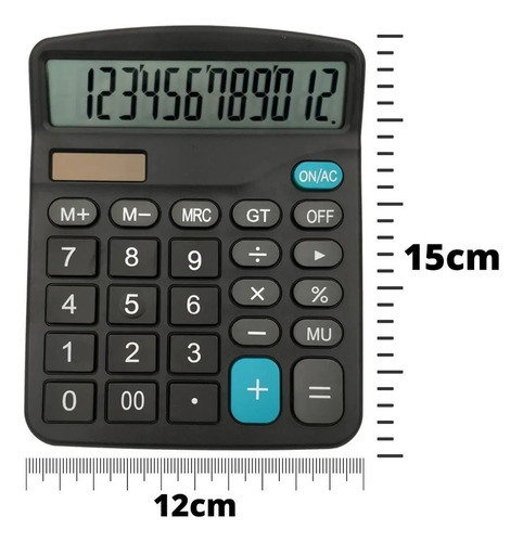 Calculadora Mesa, Escritório Gp6 837b 12 Dígitos