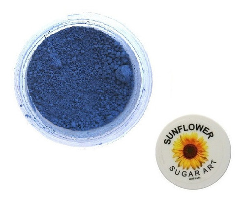 Polvo Mate Comestible Matizador Azul Marino Sunflower Pd-029