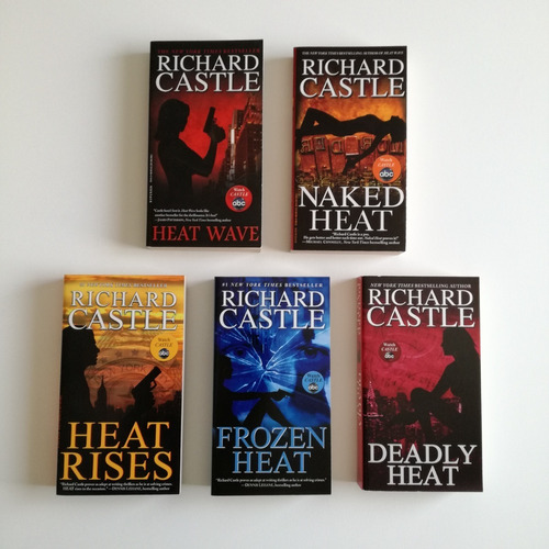 Lote Libros Nikki Heat 1 A 5 De Richard Castle (en Inglés)