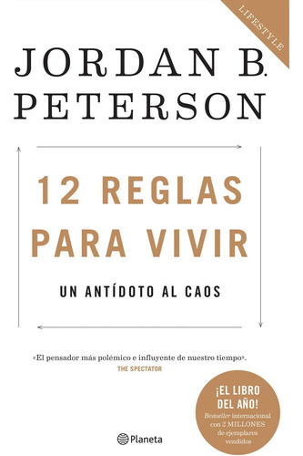 Libro: 12 Reglas Para Vivir: Un Antídoto Al Caos (spanish Ed